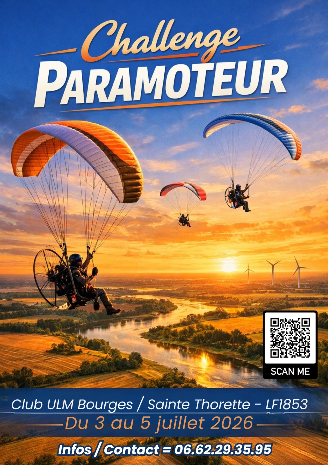 Chalenges paramoteur bourges